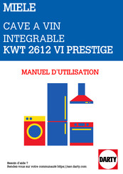 Miele KWT 2612 Vi Mode D'emploi Et Instructions De Montage