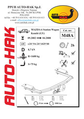 AUTO-HAK M48A Instructions De Montage