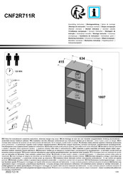 Forte CNF2R711R Notice De Montage