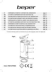 Beper P201UTP004 Manuel D'instructions