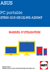 Asus ROG STRIX G15-G512LWS-AZ034T Manuel D'utilisation