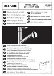 Delabie H9612 Manuel D'installation