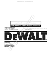 DeWalt DXPW3025 Guide D'utilisation