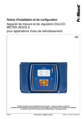 ProMinent DULCO-METER AEGIS X Notice D'installation Et De Configuration