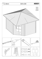 Finn Art Blockhaus 40051 Instructions De Montage