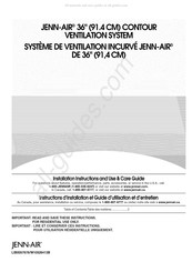 Jenn-Air JXD7836BS0 Instructions D'installation Et Guide D'utilisation Et D'entretien