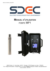 SDEC CE MP1 Manuel D'utilisation