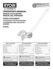 Ryobi RYEDG Manuel D'utilisation