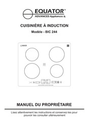 Equator BIC 244 Manuel Du Propriétaire