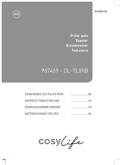 COSYLIFE CL-TL01B Consignes D'utilisation