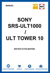 Sony YY7857E Guide D'aide