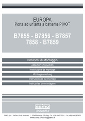 Samo EUROPA B7857 Instructions De Montage