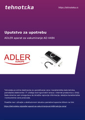 Adler europe AD 4484 Mode D'emploi