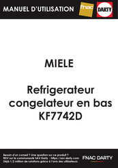 Miele KF 7742 D Mode D'emploi