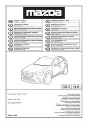 Mazda C860-V7-285C Instructions De Montage