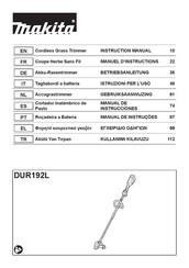 Makita DUR192L Manuel D'instructions