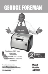 George Foreman IC300B Mode D'emploi