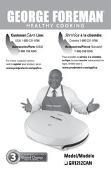 George Foreman GR1212CAN Mode D'emploi