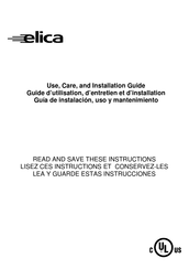 Elica EGR320BL Guide D'utilisation, D'entretien Et D'installation