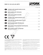 Johnson Controls YORK EKKC 18 FS Instructions D'installation