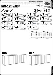 meubar KORA DR7 Instructions De Montage