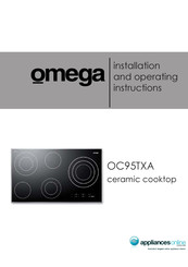 Omega OC95TXA Instructions D'installation Et D'utilisation