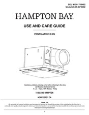 HAMPTON BAY 1001759462 Guide D'utilisation Et D'entretien