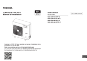 Toshiba RAV-GM1101ATJP-E Manuel D'installation