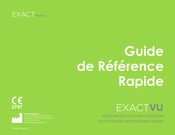 Exact Imaging EXACTVU Guide De Référence Rapide