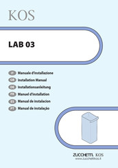 ZUCCHETTI KOS LAB 03 Manuel D'installation