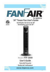 Impecca Fanfair FTF-3000W Guide De L'utilisateur