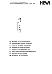 Hewi 950.50.10260FV Notice De Montage Et Mode D'emploi