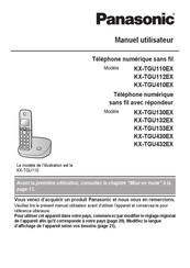 Panasonic KX-TGU112 Manuel Utilisateur