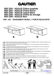 Gautier 330 Instructions De Montage