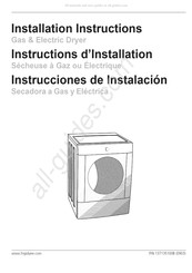 Frigidaire GLGQ2170KE0 Instructions D'installation