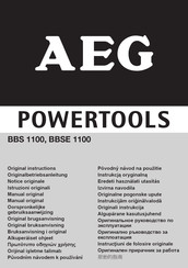 AEG Powertools BBSE1100E Notice Originale