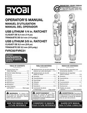 Ryobi FVRC51 Manuel D'utilisation