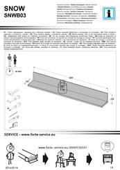 Forte SNOW SNWB03 Notice De Montage