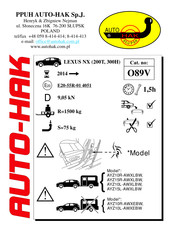 AUTO-HAK O89V Mode D'emploi