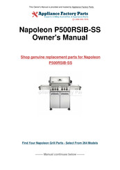 Napoleon P500RSIB-SS Manuel D'utilisation