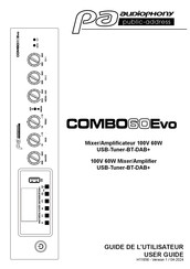 Audiophony PA COMBO60Evo Guide De L'utilisateur