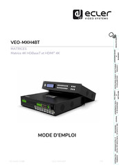 Ecler VEO-MXH48T Mode D'emploi