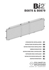 Olimpia splendid Bi2 B0878 Instructions Pour L'installation