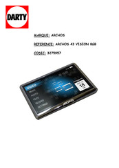 Archos 43 vision Mode D'emploi