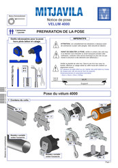 MITJAVILA VELUM 4000 Notice De Pose