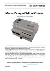 GCE Electronics X-Pool Connect Mode D'emploi