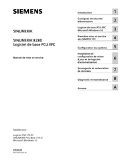 Siemens SINUMERIK 828D Manuel De Mise En Service