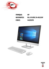 HP ALL-IN-ONE 24-R151NF Manuel De L'utilisateur