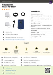 Nikrans NS-150GW Guide Rapide