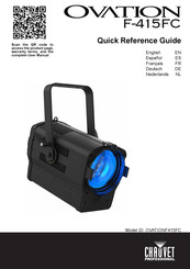 Chauvet Professional OVATION F-415FC Guide De Référence Rapide